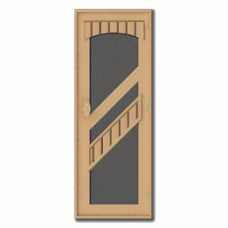 Дверь (190х70) комбинированная Сауна Дан K-2 (левая)